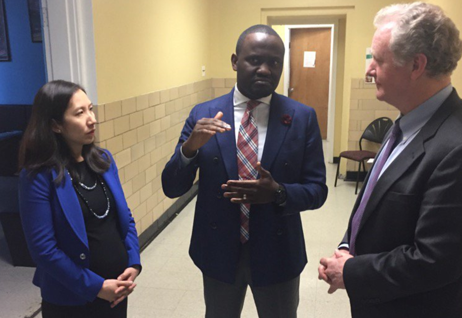 Dr Wen and Senator Van Hollen Visiting Tuerk House in Baltimore City to Expand Substance Use Addiction Access